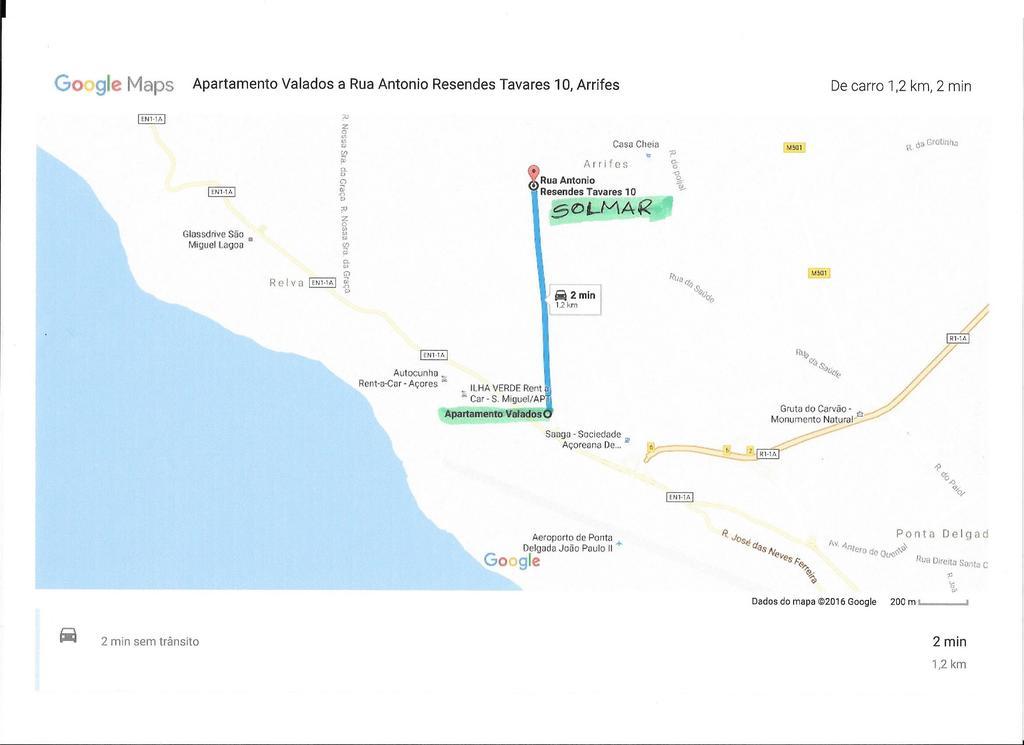 Apartamento Valados ปอนตาเดลกาดา ภายนอก รูปภาพ